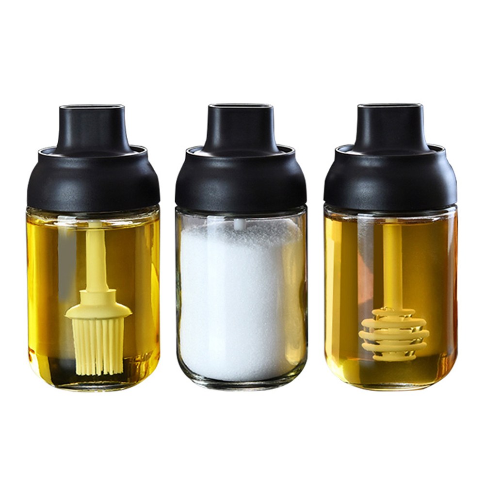 勺蓋一體調味瓶調味罐料理油罐蜂蜜瓶蜂蜜瓶 餐廚用品 特力家購物網