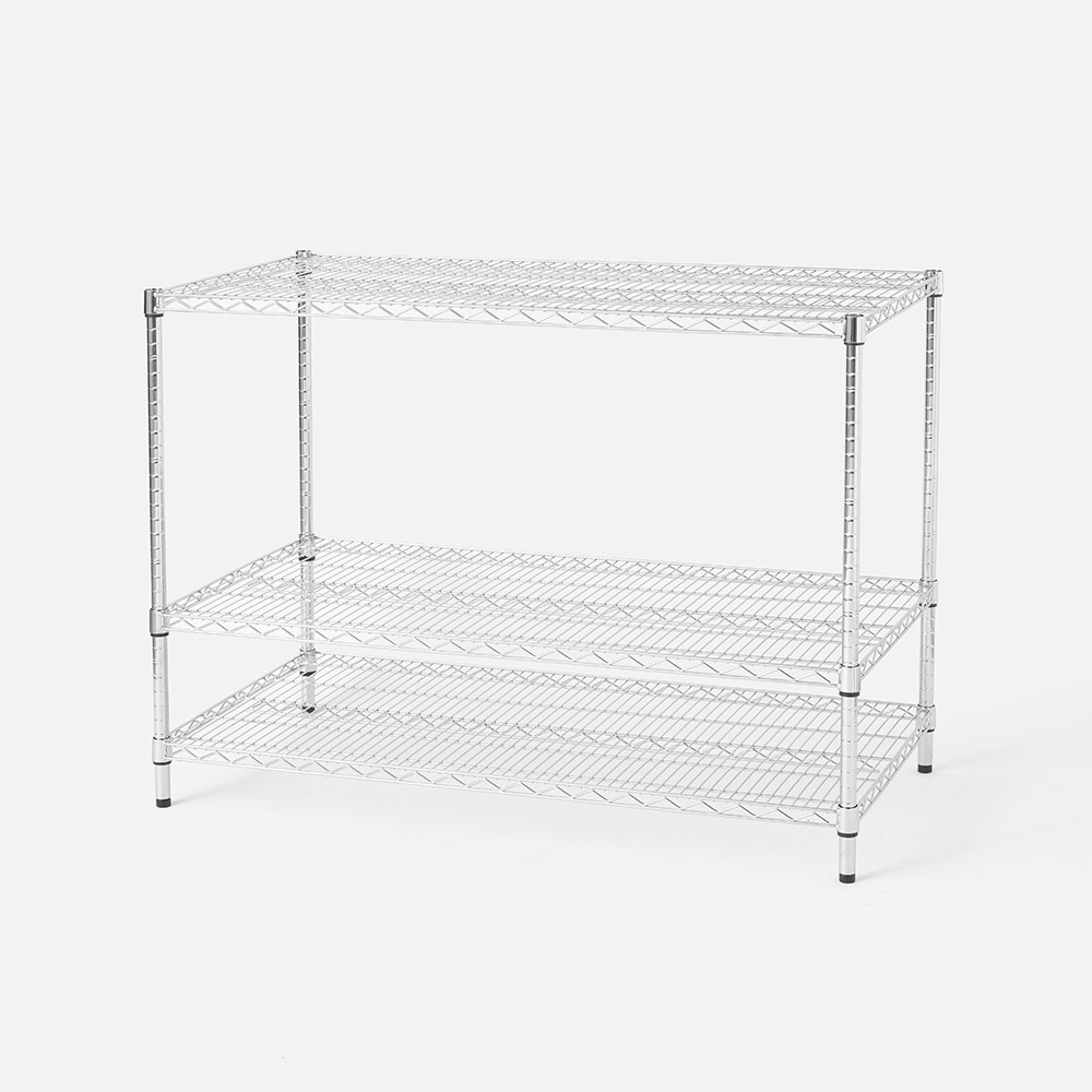 (組合) 特力屋 重型鍍鉻三層架 122x60x90cm