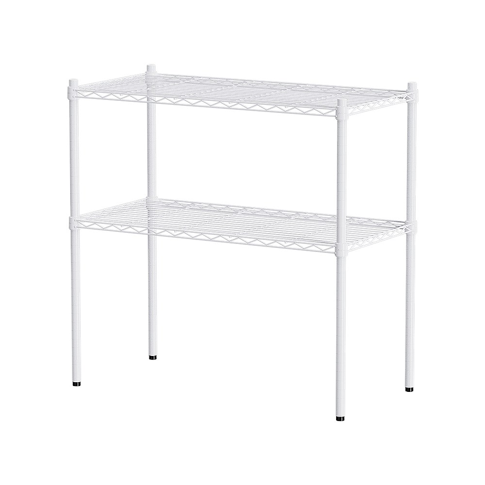【dayneeds】輕型 90x45x90公分 二層烤白波浪架