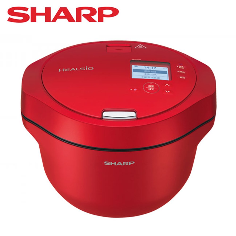SHARP HEALSIO 電気圧力鍋 レッド SHARP HEALSIO 電気圧力鍋 レッド