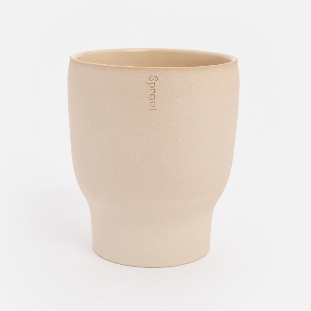 Sprout Mortar陶瓷盆器10.5cm 奶白｜家飾花藝｜HOLA 和樂家居