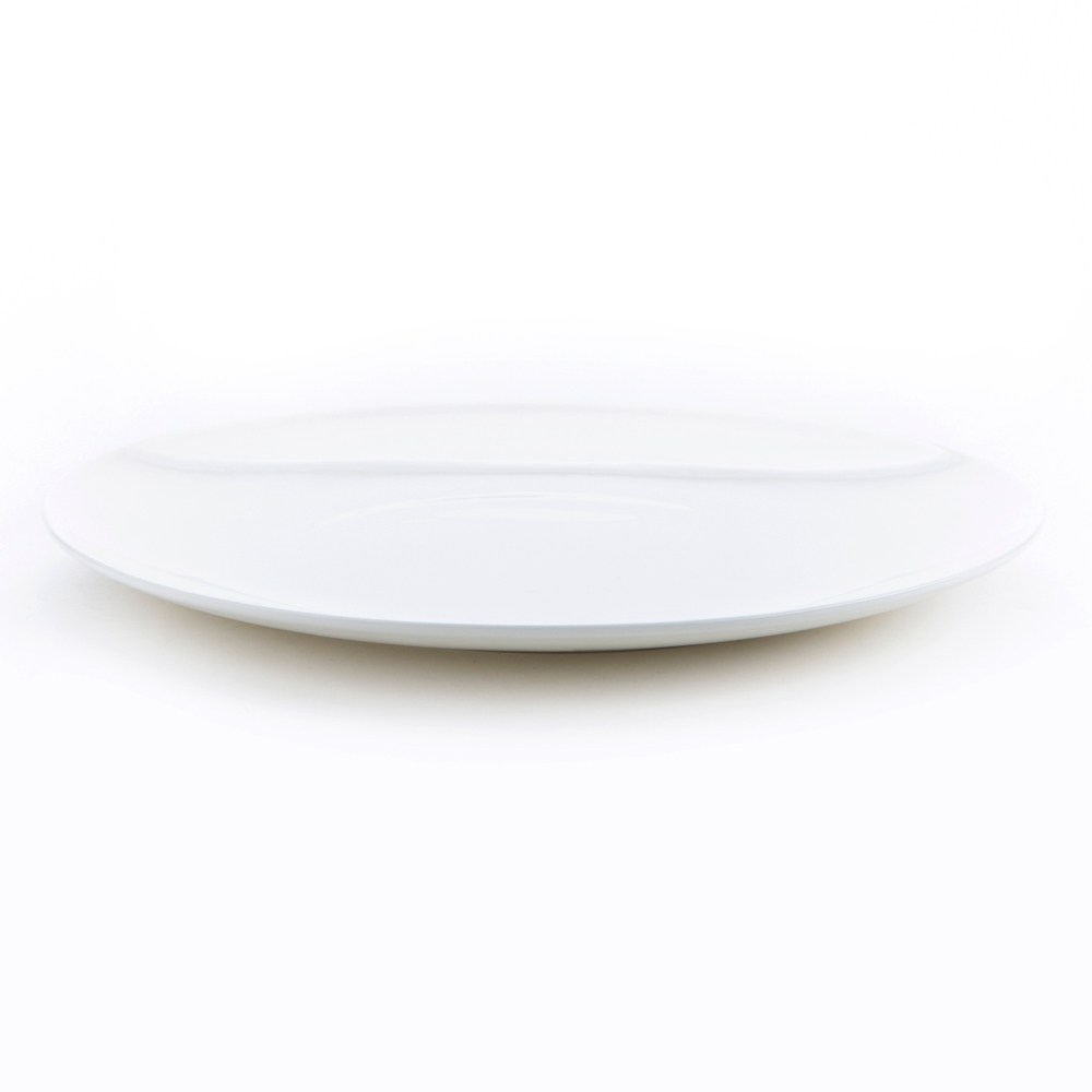 HOLA 緻白骨瓷月光平盤25.5cm｜餐茶用具｜HOLA 和樂家居