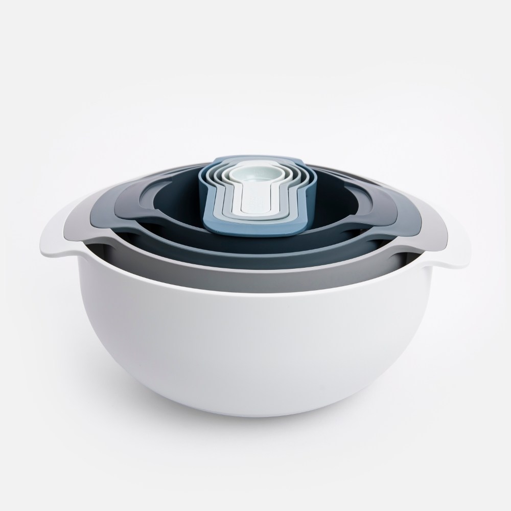 Joseph Joseph Nest系列多功能攪拌量測盆9件組- 天空藍｜廚房用具