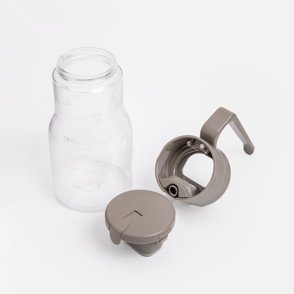 自動開啟玻璃可拆蓋油壺500mL 灰｜廚房用具｜HOLA 和樂家居