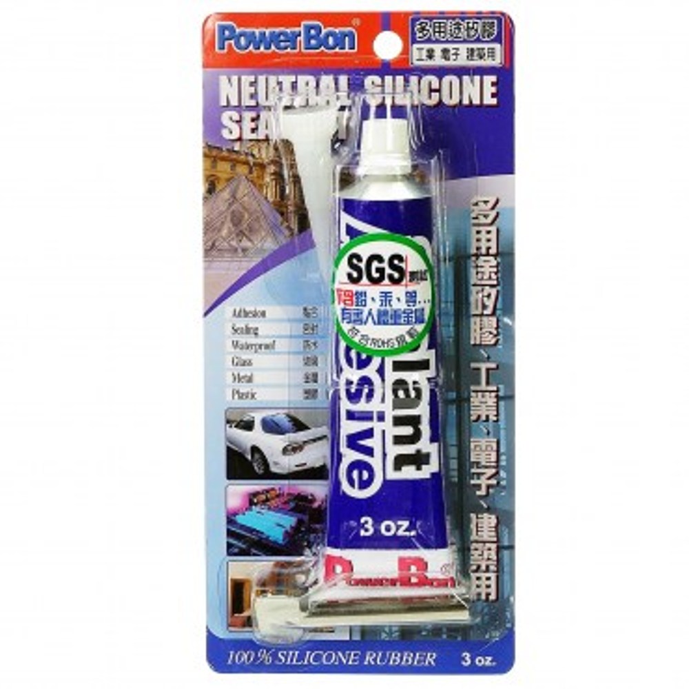 POWER BON中性防水密封膠-3oz