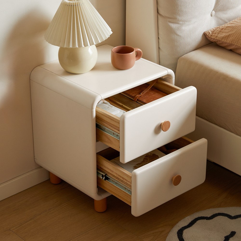 木製　御茶櫃 柚木實木側邊置物櫃- works-furniture.com
