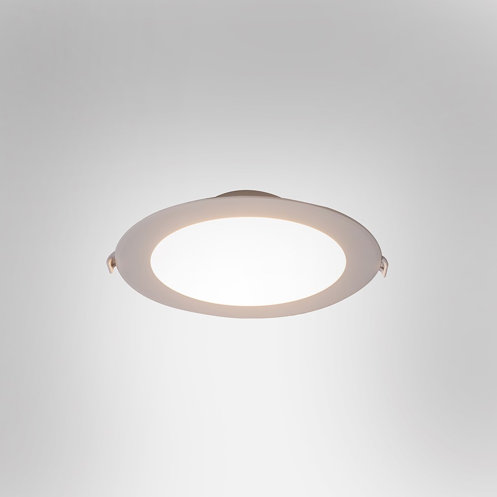 特力屋 金耀15W LED防水崁燈15cm 黃光