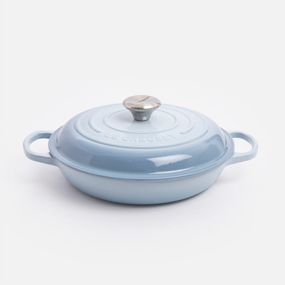 LE CREUSET 青 片手鍋 LE CREUSET 青 片手鍋 Le Creuset琺瑯單柄調理鍋16cm(水手藍)｜廚房