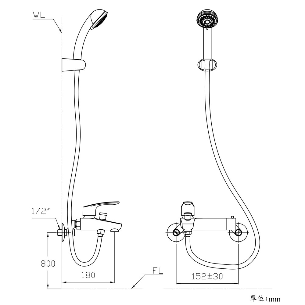 LOLAT 恆溫沐浴水龍頭S1302｜衛浴設備｜特力屋．特力屋線上購物
