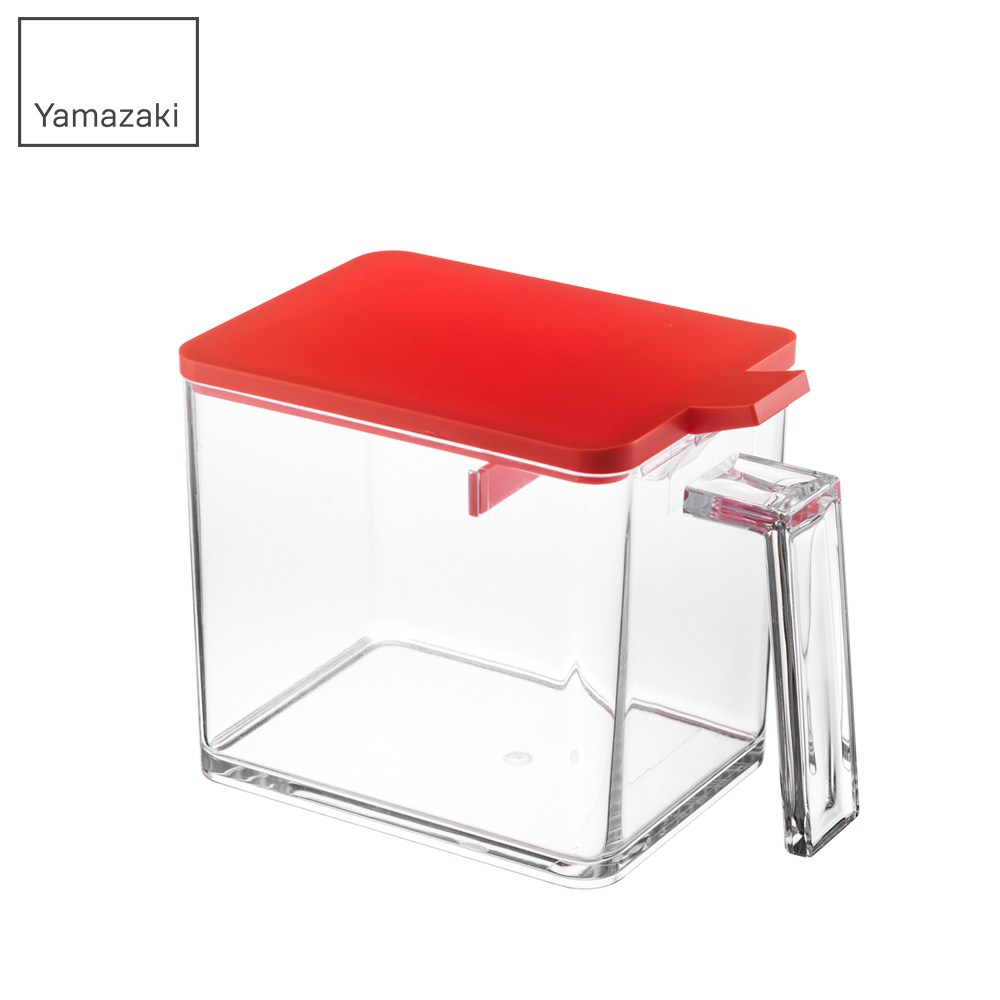 日本【YAMAZAKI】AQUA調味料盒-L(紅)