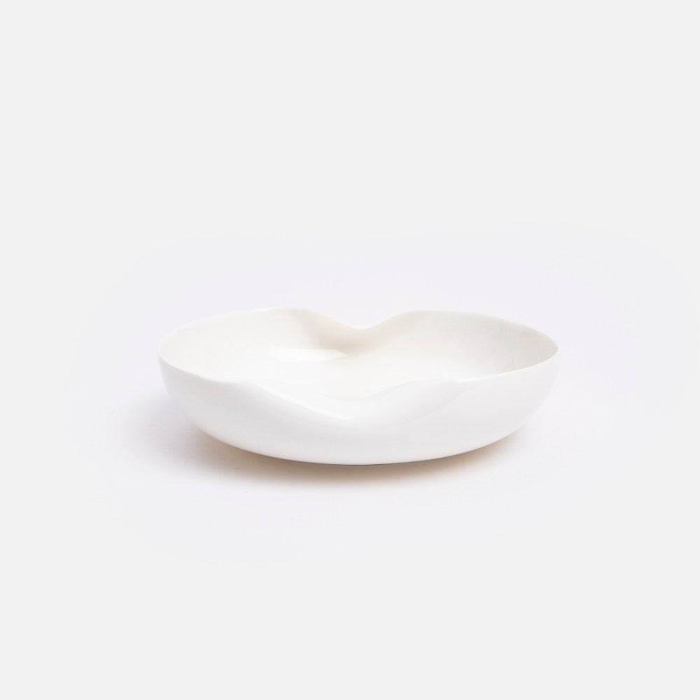 伊登強化瓷深盤15.8cm 折邊白｜餐茶用具｜HOLA 和樂家居