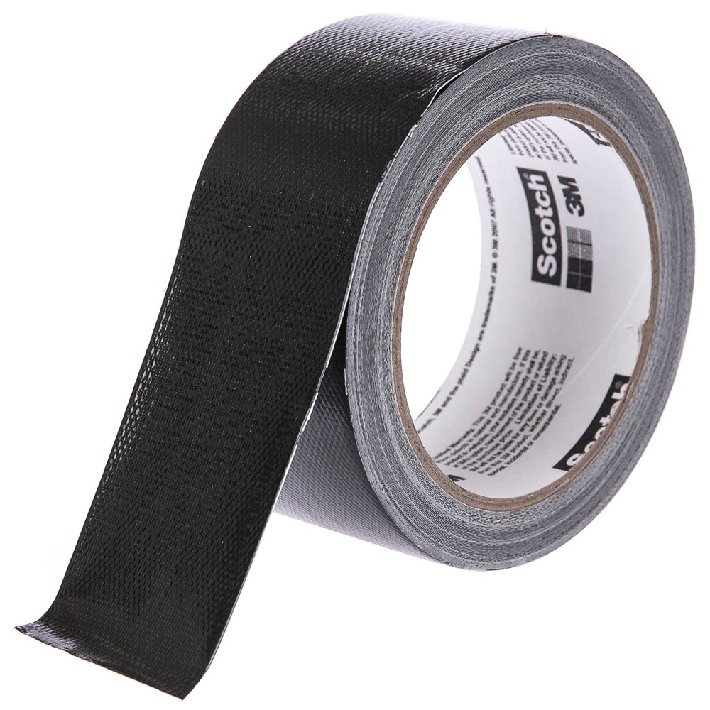 3M 防水布膠帶 黑色 48mm