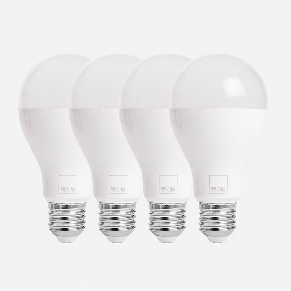 特力屋 金采 13W LED球泡燈 自然光 4入 LED燈泡