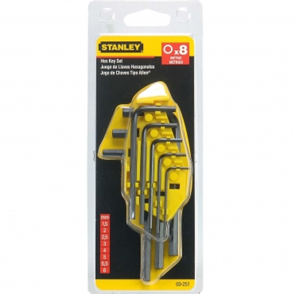 STANLEY 8支六角扳手組｜五金工具｜特力屋．特力屋線上購物
