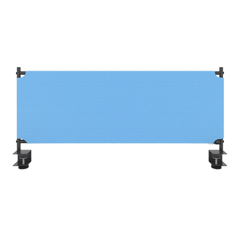 mpa56台屏風 C&B》克洛寬度90cm桌上屏風隔屏(6規格可選)黑支架+湖水藍｜家具床墊