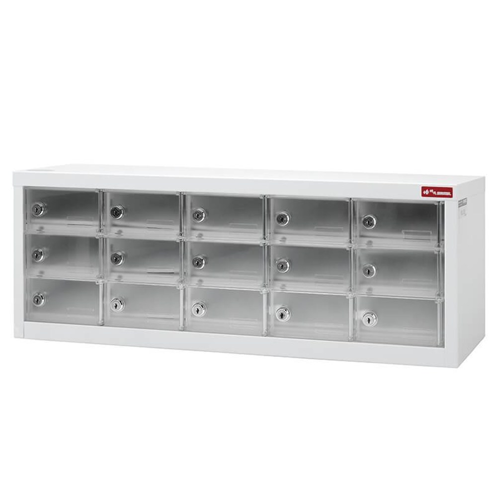 MCP-515 透明門片15格手機櫃｜層架收納｜特力屋．特力屋線上購物