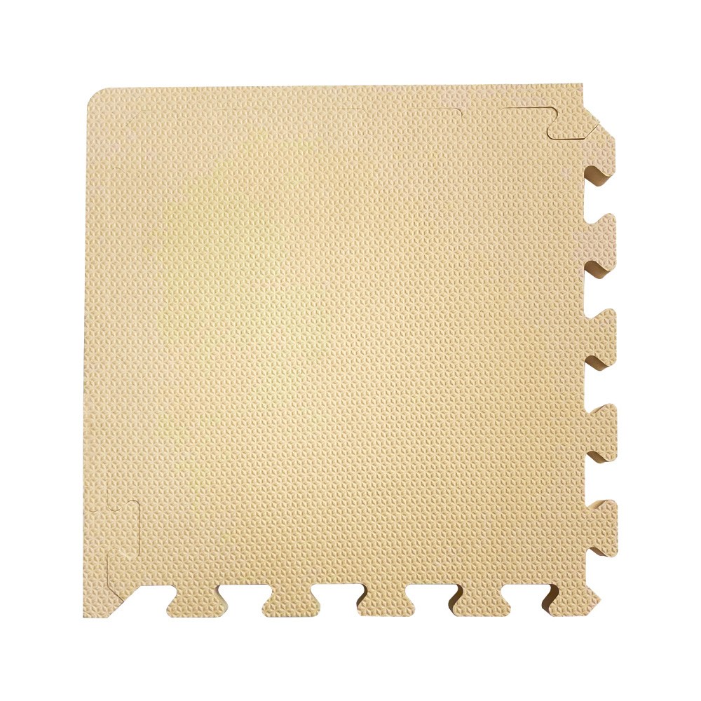 【新生活家】2cm厚防護巧拼地墊-莫蘭迪奶茶32x32x2cm (32片)