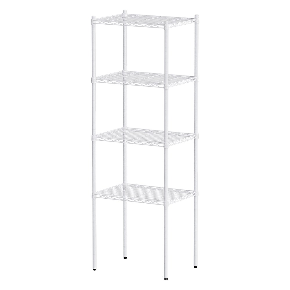 【dayneeds】輕型 60x45x180公分 四層烤白波浪架