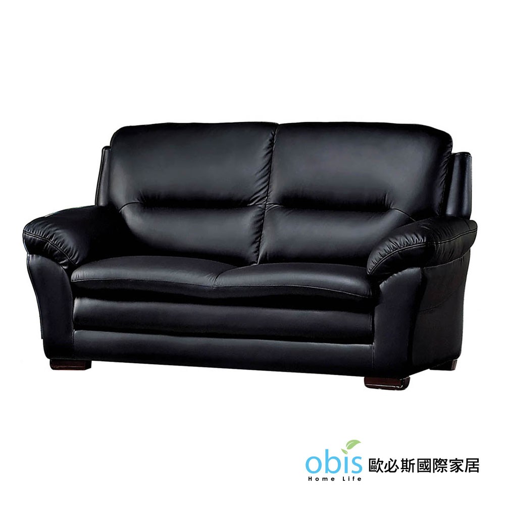 【obis】傑克半牛皮三人位沙發