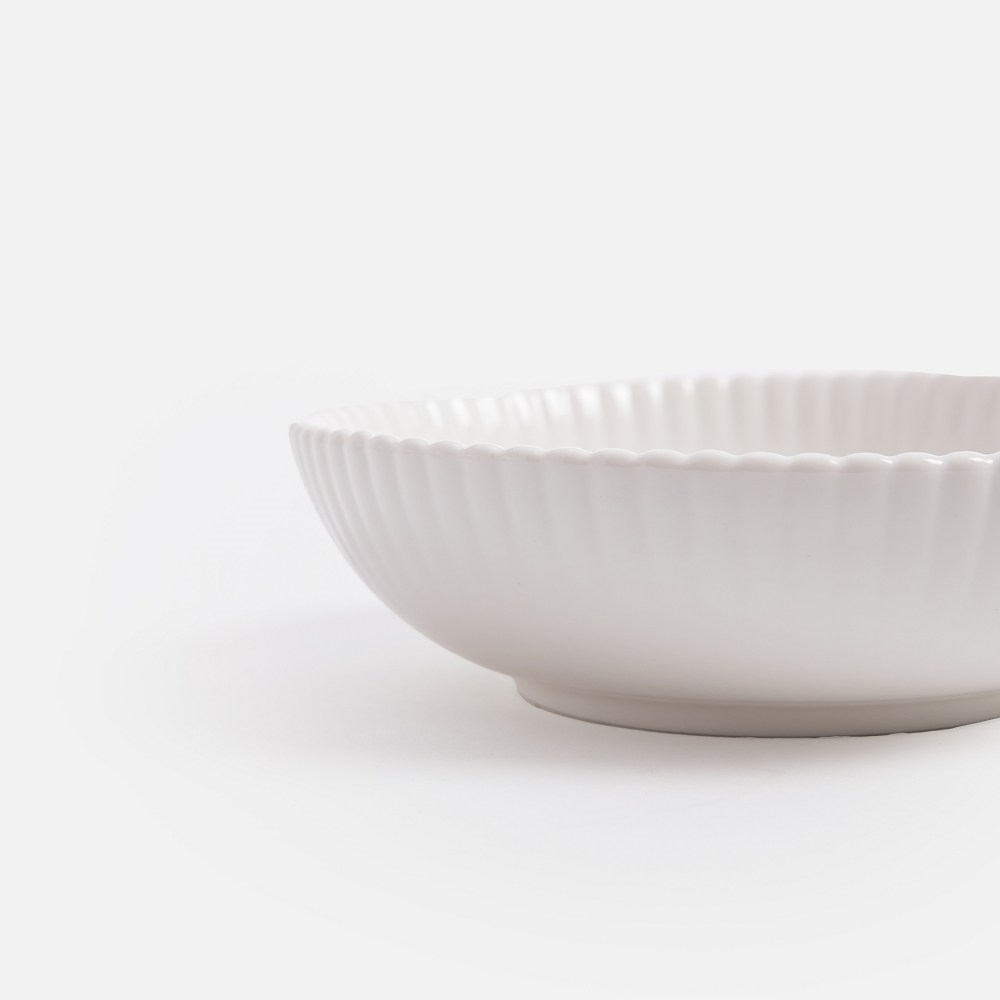 璞日湯盤18cm-瓷石白｜餐茶用具｜HOLA 和樂家居