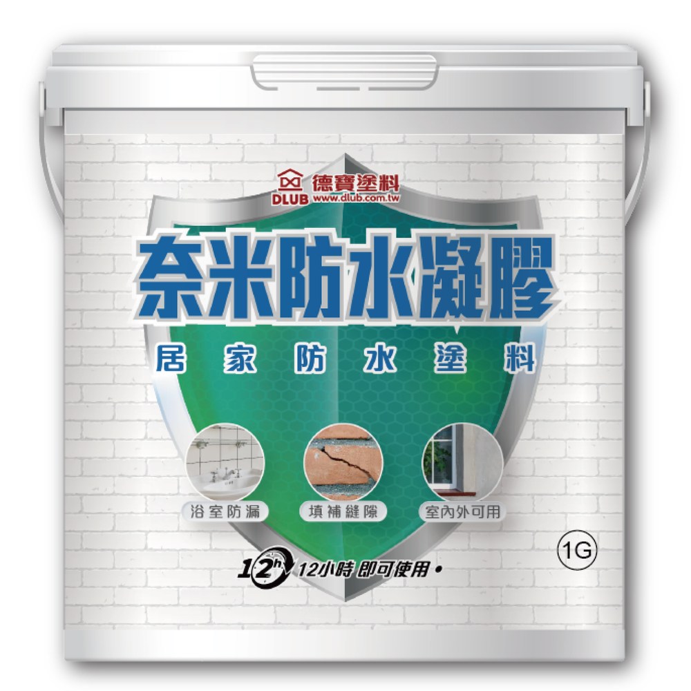德寶奈米防水凝膠-3.5kg-透明