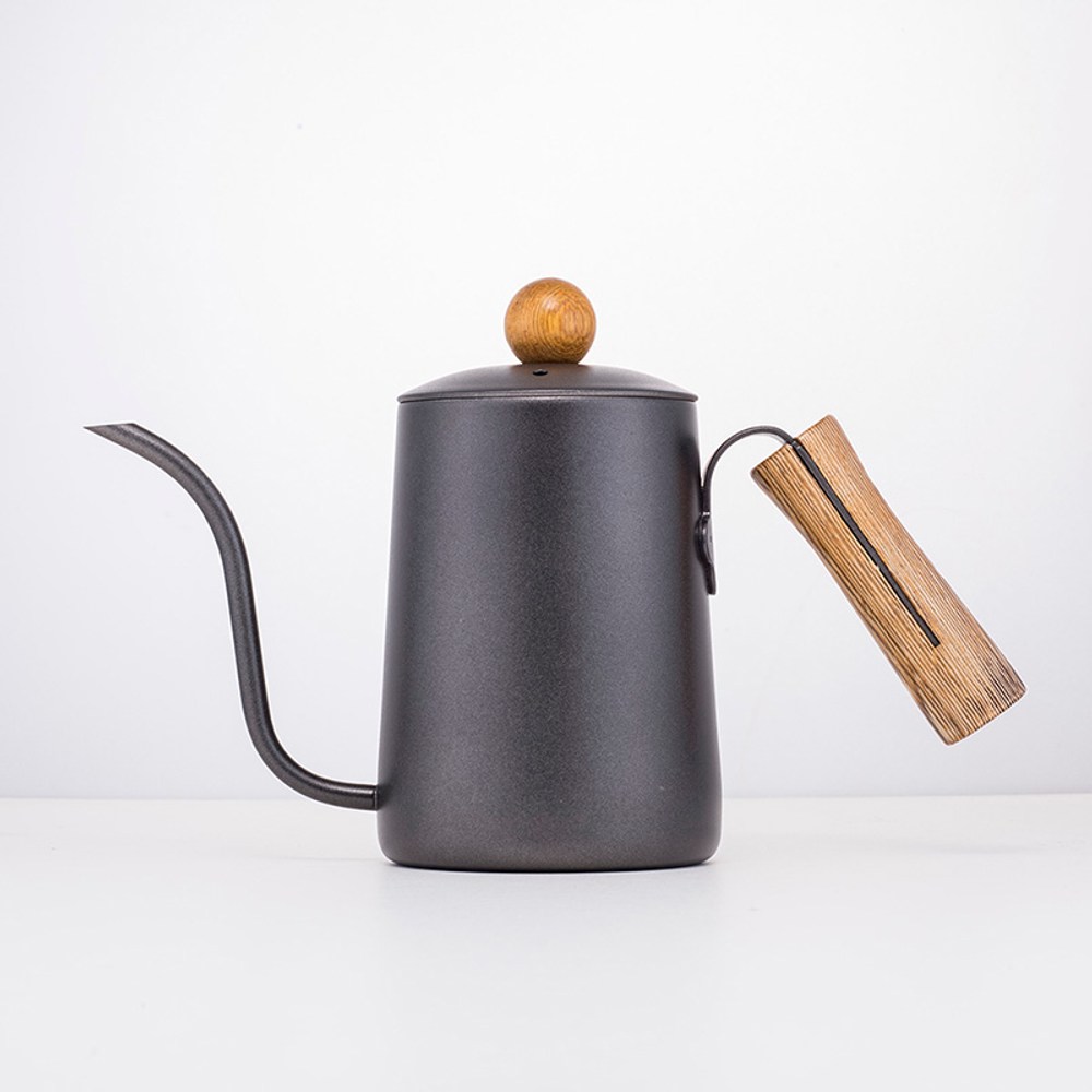 A-IDIO｜黑金木手沖壺(600ml)｜餐茶用具｜HOLA 和樂家居