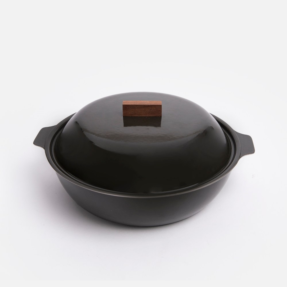 KINTO KAKOMI IH 不鏽鋼琺瑯鍋2L 煙燻黑｜廚房用具｜HOLA 和樂家居