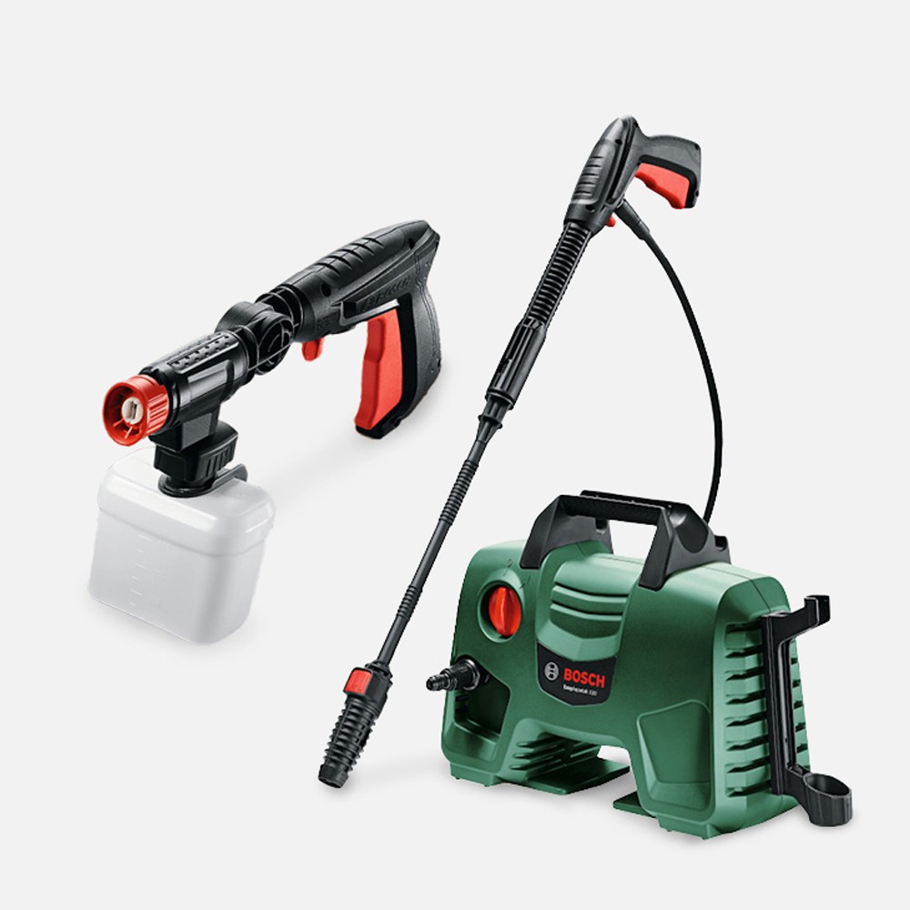 BOSCH 105bar自吸式高壓清洗機EA 110+360度高壓噴水槍｜特力屋｜特力屋