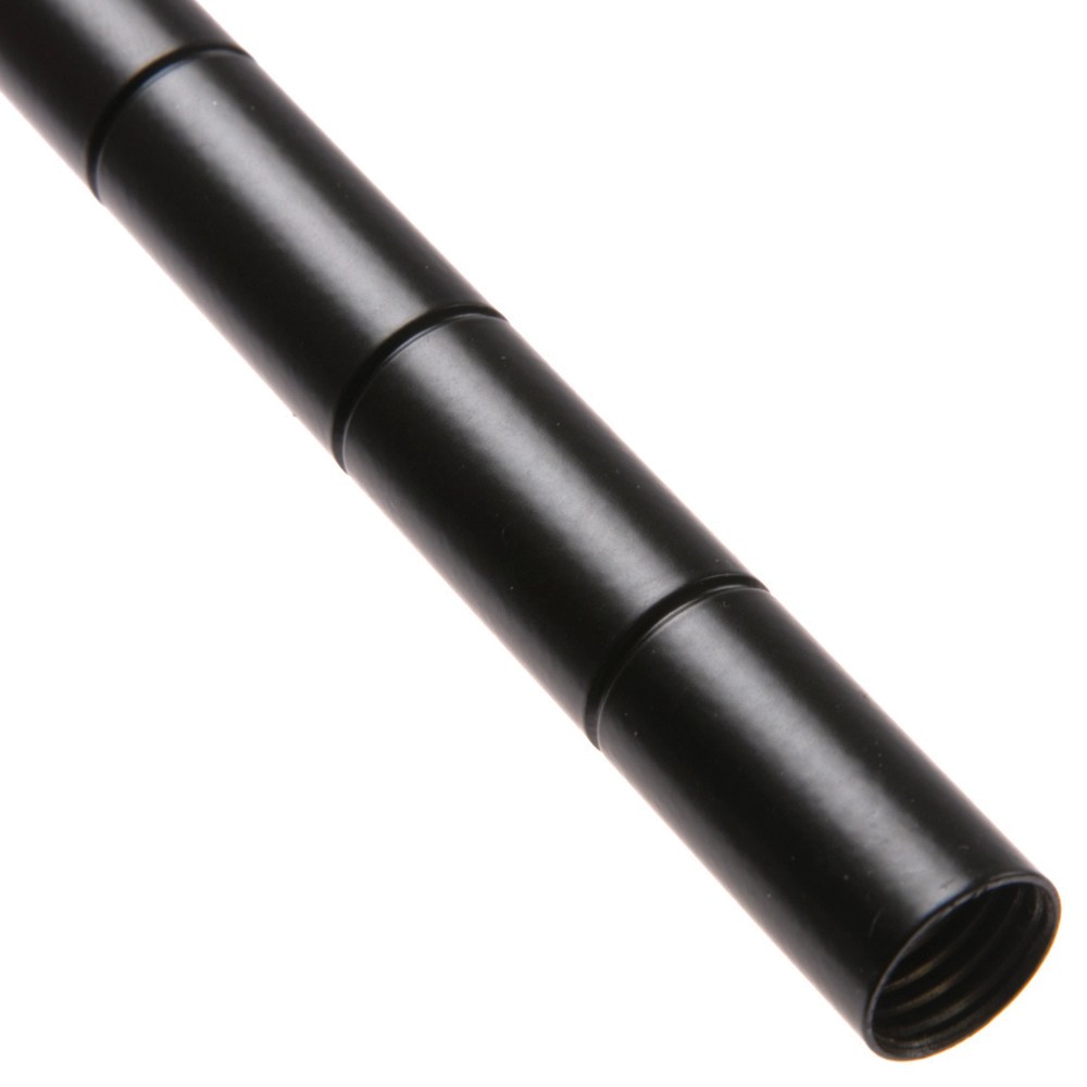 Home Zone 烤漆延伸鐵管 黑 2入 46cm