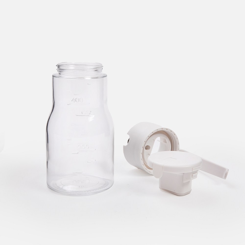 自動開啟玻璃可拆蓋油壺500mL 白｜廚房用具｜HOLA 和樂家居