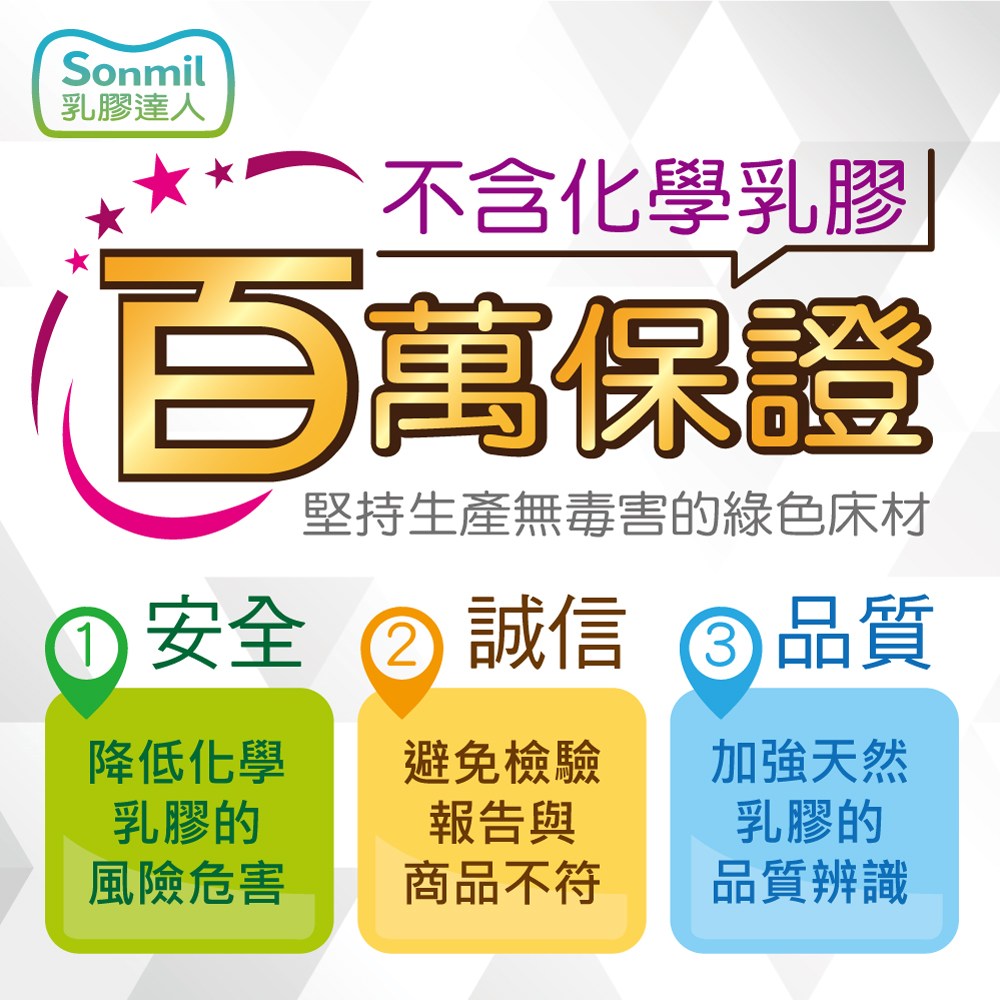 【sonmil乳膠床墊】幼兒園午睡墊 60x120cm 防蟎防水透氣型60x120x2.5