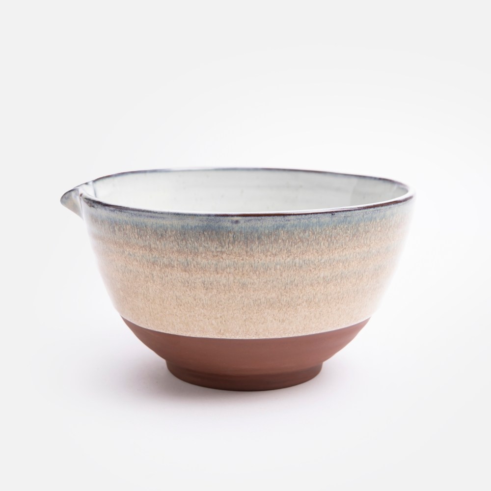 瓷器碗 艾禮思陶瓷碗17.5cm 漣漪藍棕｜餐茶用具｜HOLA 和樂家居