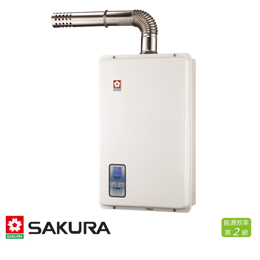 櫻花13L 數位恆溫強制排氣熱水器SH9133 桶裝瓦斯｜衛浴設備｜特力屋．特力屋線上購物