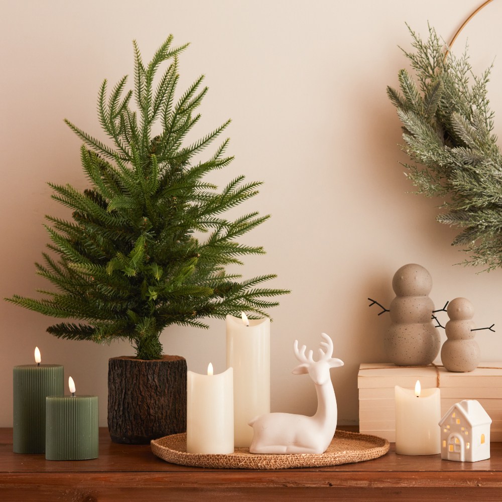 LED蠟燭12.5cm 白｜HOLA 和樂家居｜HOLA 和樂家居