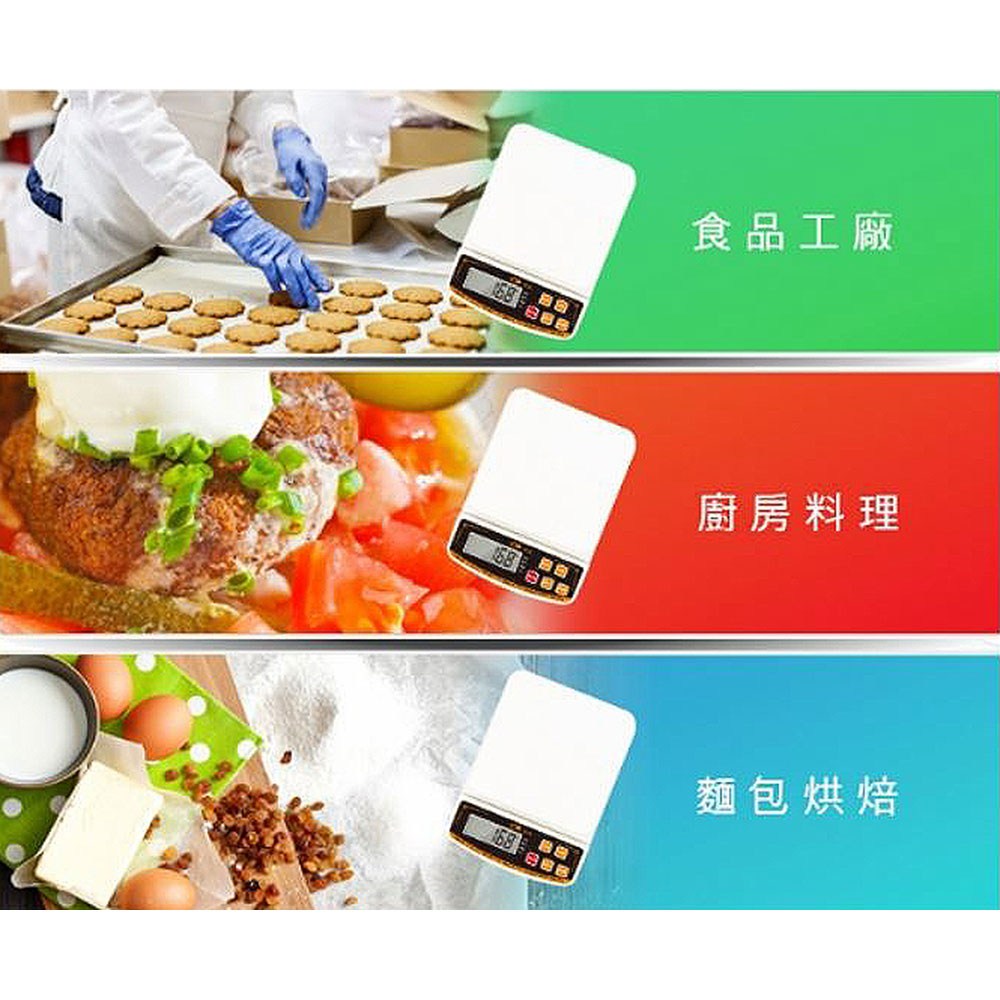 【聖岡科技Dr.AV】RD-91B專業級中型 大秤盤 電子秤3公克~10.05公斤(料理秤 烘培秤 四種單位 插電/電池 計數功能 廚房秤 ...