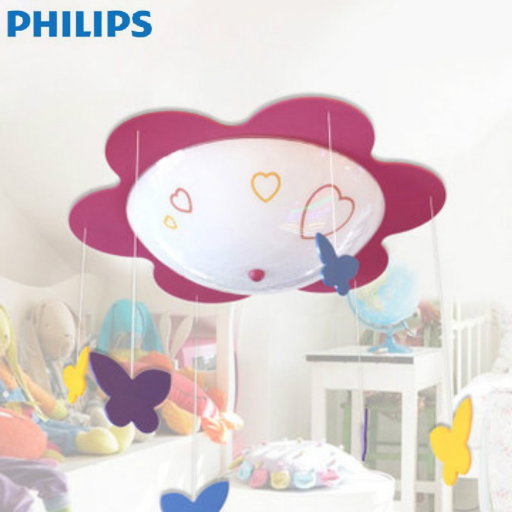Philips 飛利浦 童趣系列 繽紛蝴蝶三燈吸頂燈 40896