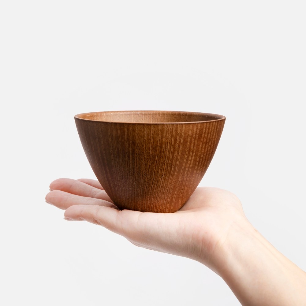 SUNLIFE木紋碗10.8cm 淺咖啡｜餐茶用具｜HOLA 和樂家居
