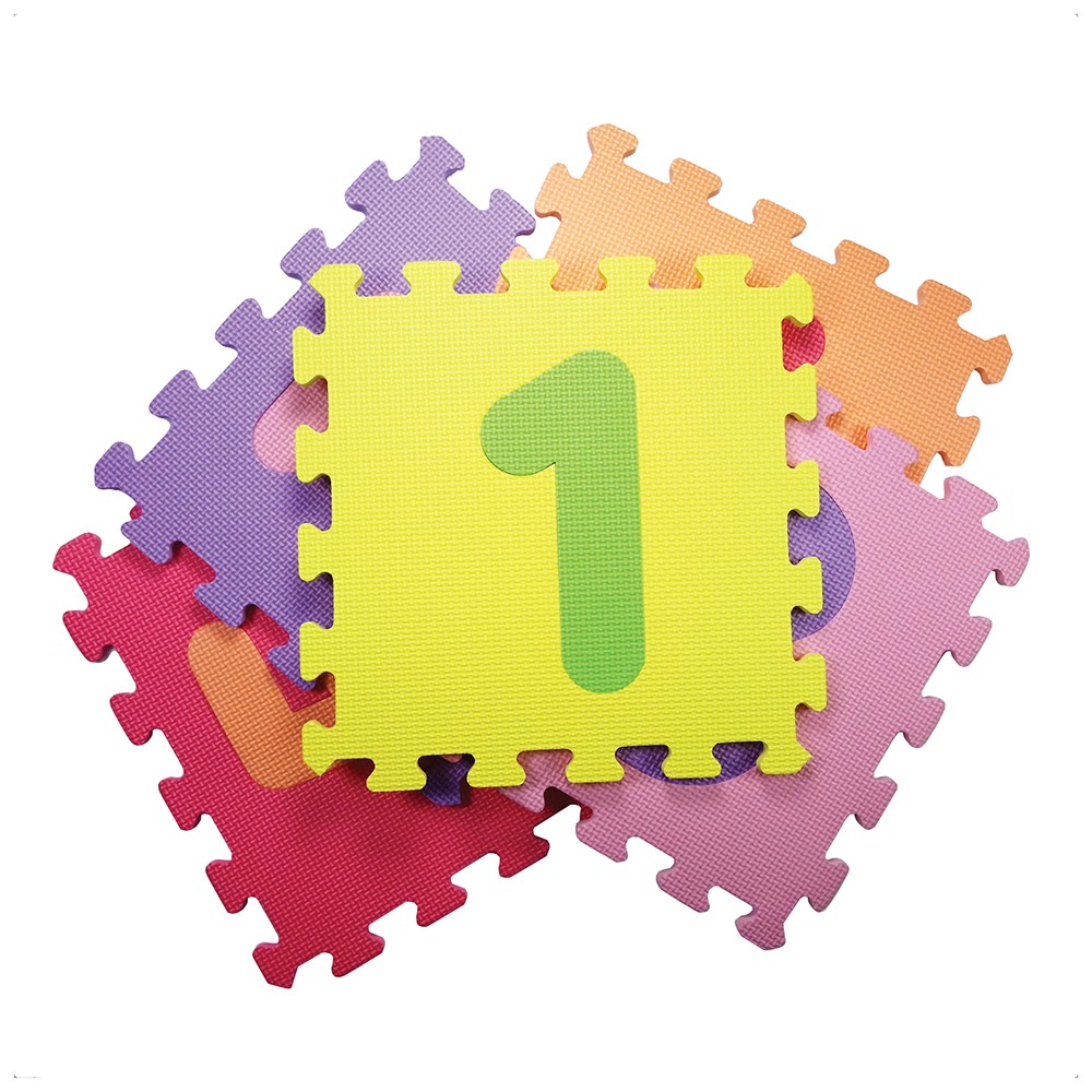 數字安全EVA巧拼地墊30x30x1cm 10入｜窗簾家飾｜特力屋．特力屋線上購物