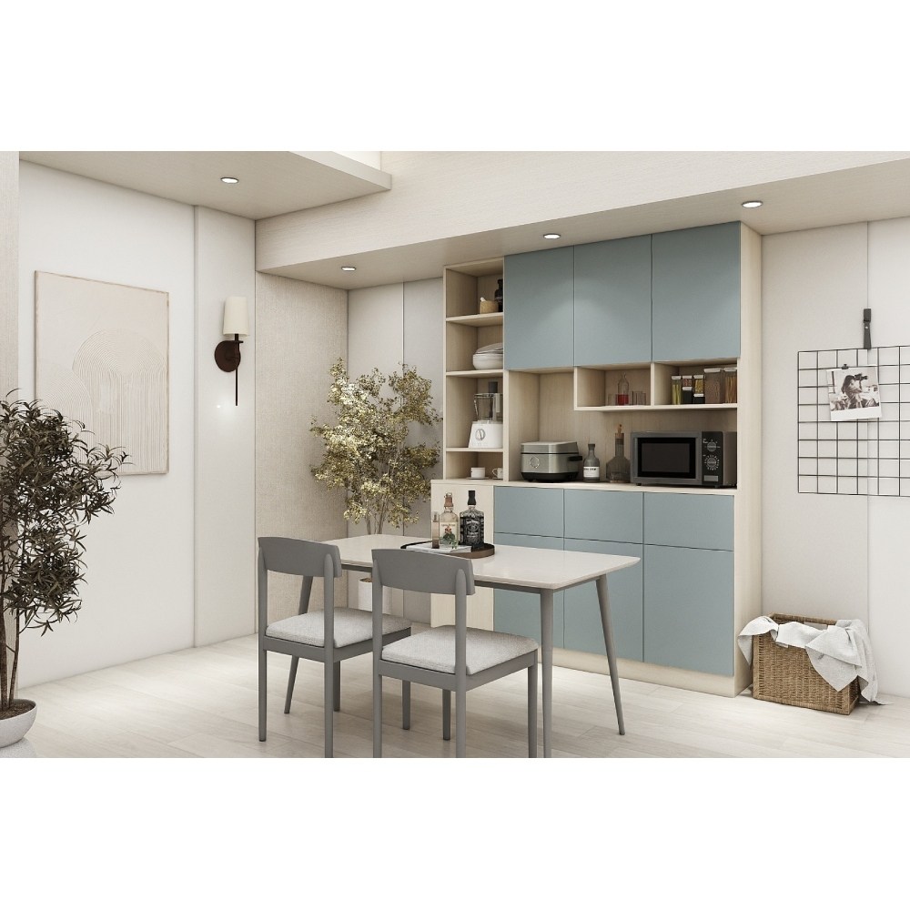 餐廳系統家具 餐櫃-北歐(藍) SA005