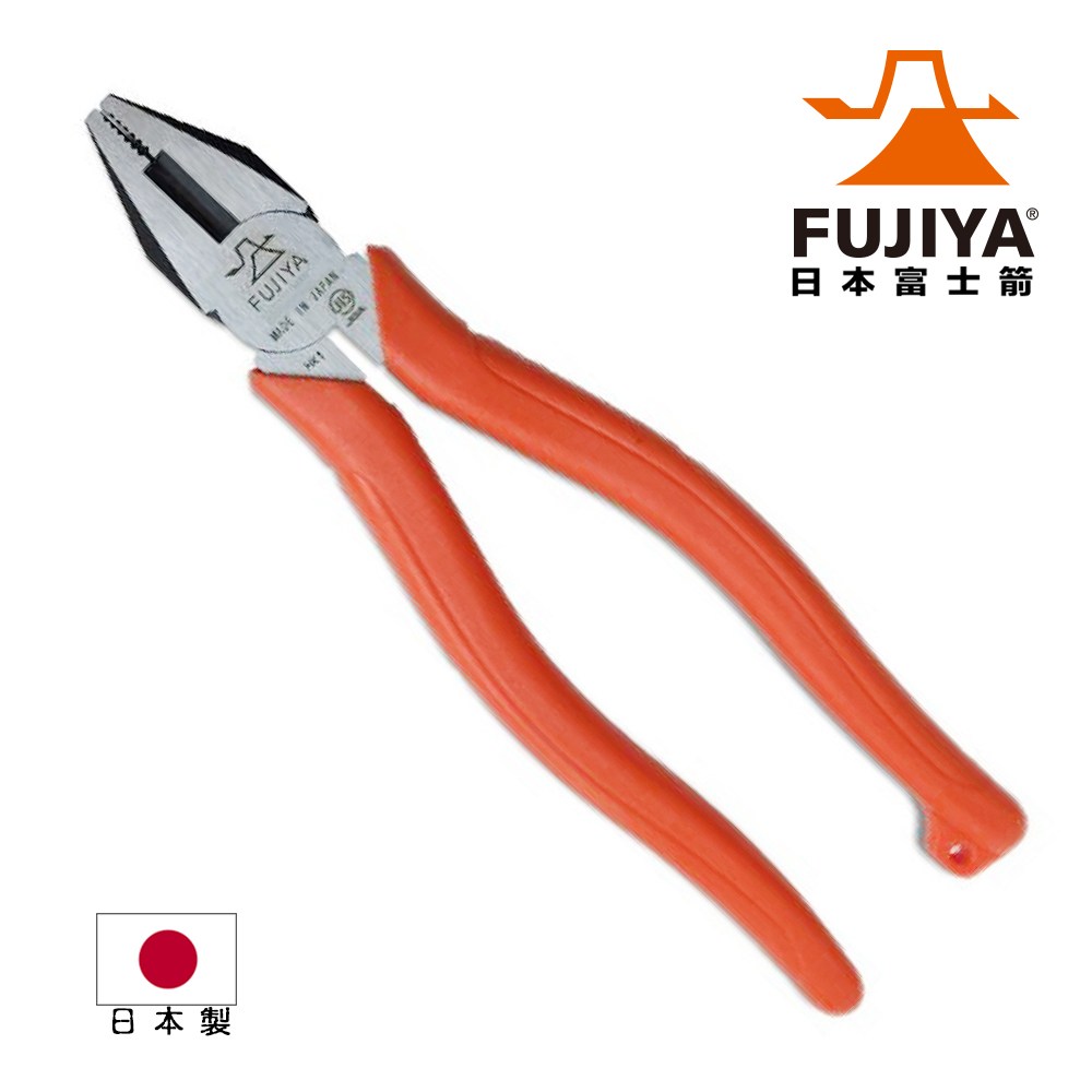 【FUJIYA日本富士箭】膠柄鋼絲鉗 150mm
