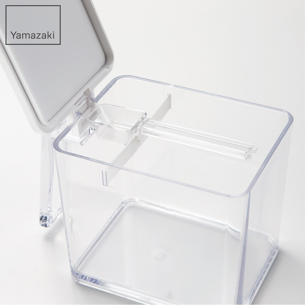 日本【YAMAZAKI】AQUA調味料盒-L(白)