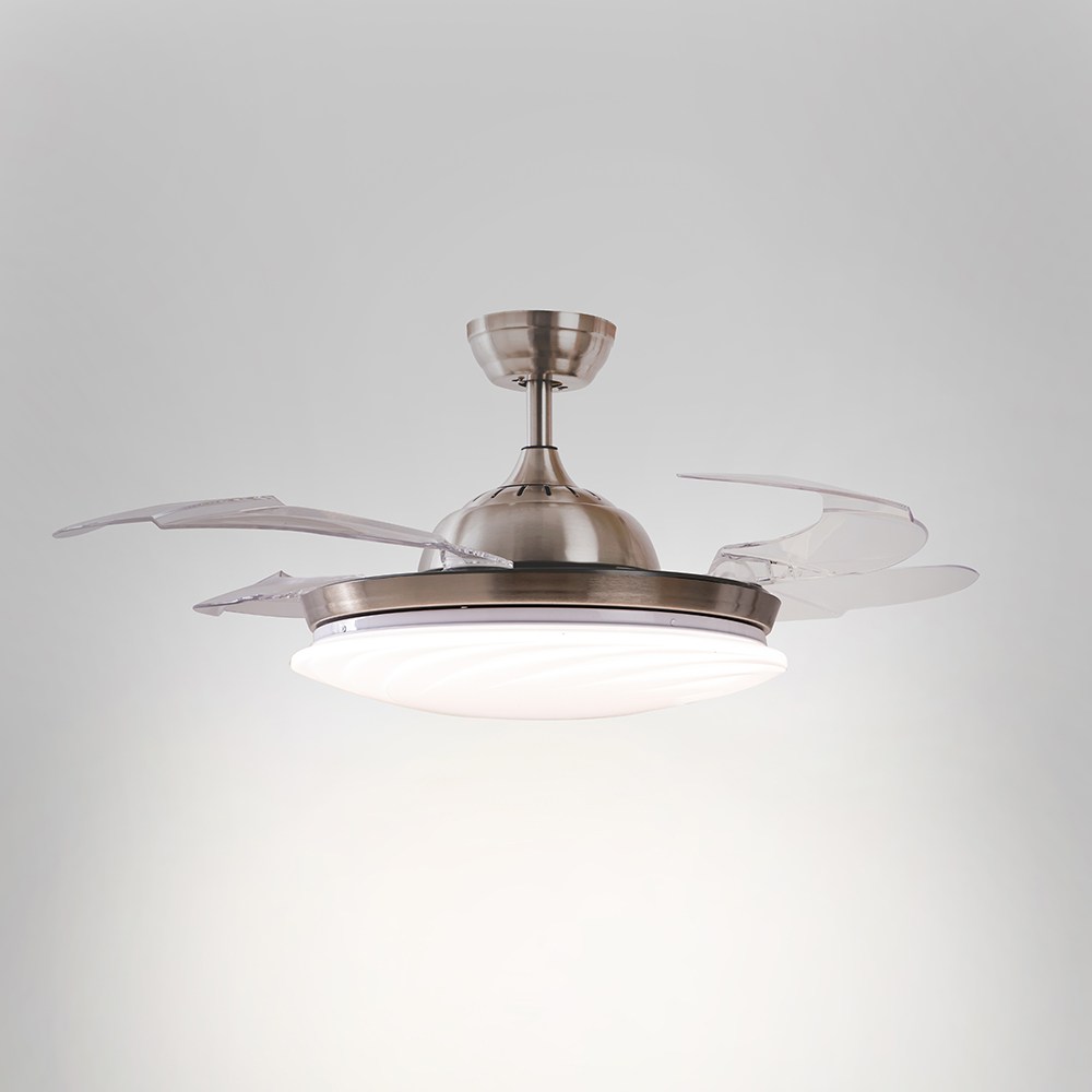 特力屋 雅緻 42吋 DC隱形吊扇附48W LED吸頂燈
