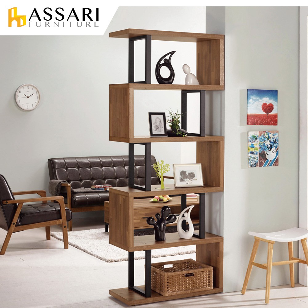 ASSARI-柏德2.7尺展示櫃(寬80x深35x高198cm)