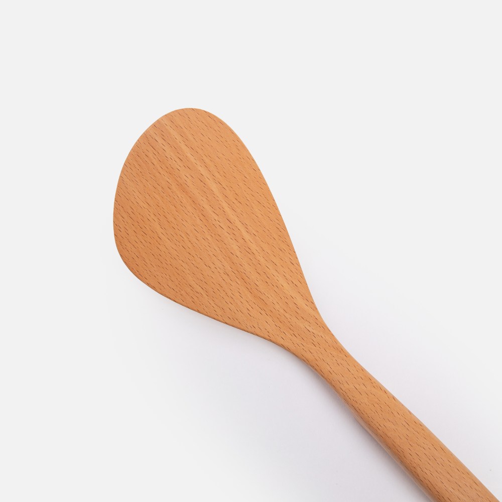 木作山毛櫸不沾桌斜煎匙｜廚房用具｜HOLA 和樂家居
