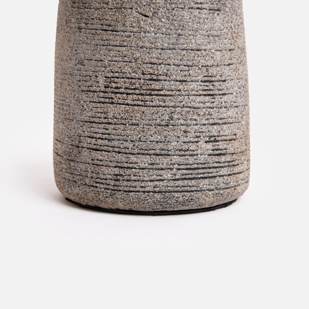 花器　壺 MUUBS仿舊陶製花器26 cm 灰棕｜家飾花藝｜HOLA 和樂家居