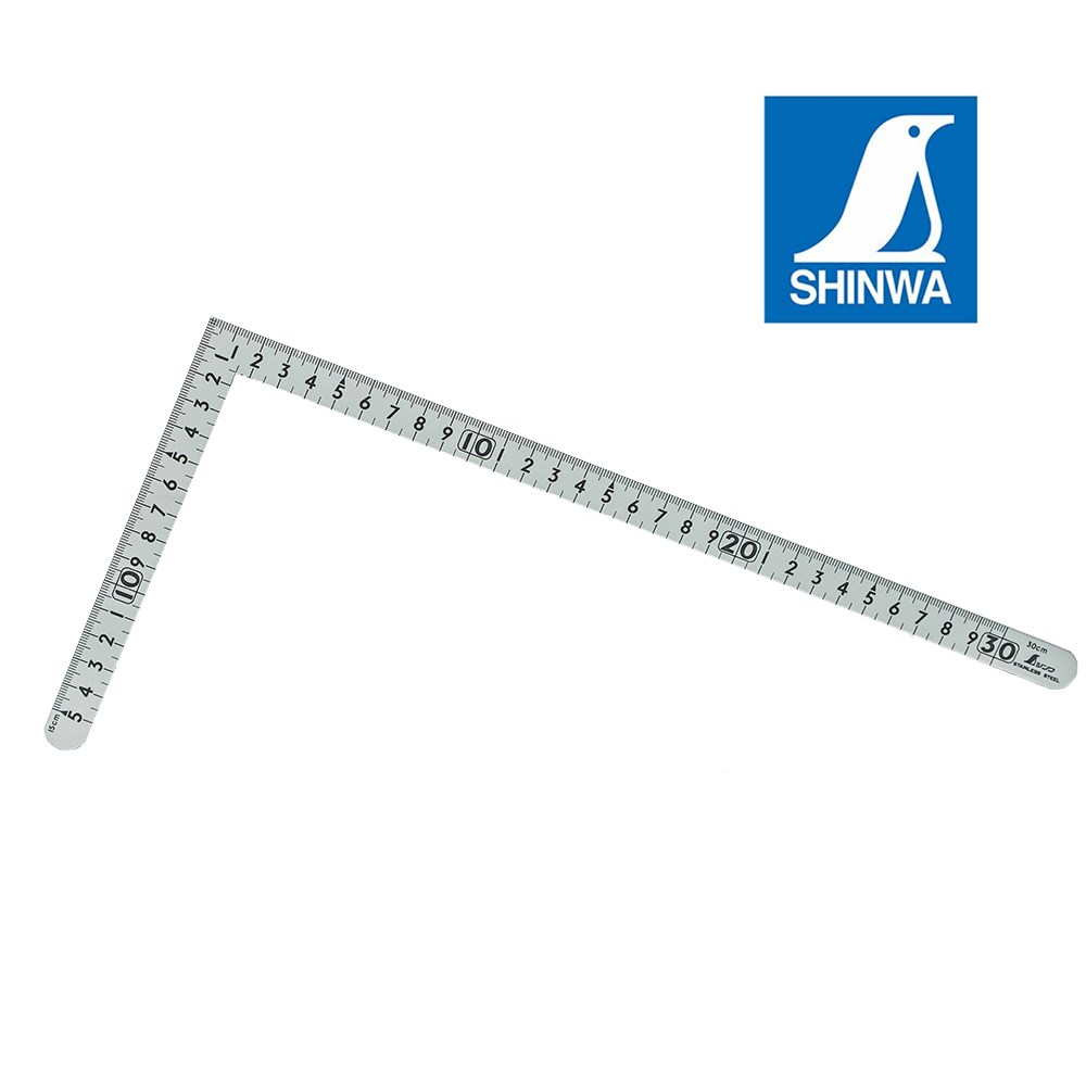 日本鶴龜 SHINWA 角尺30cm * 寬15mm 21232｜五金工具｜特力屋．特力屋線上購物