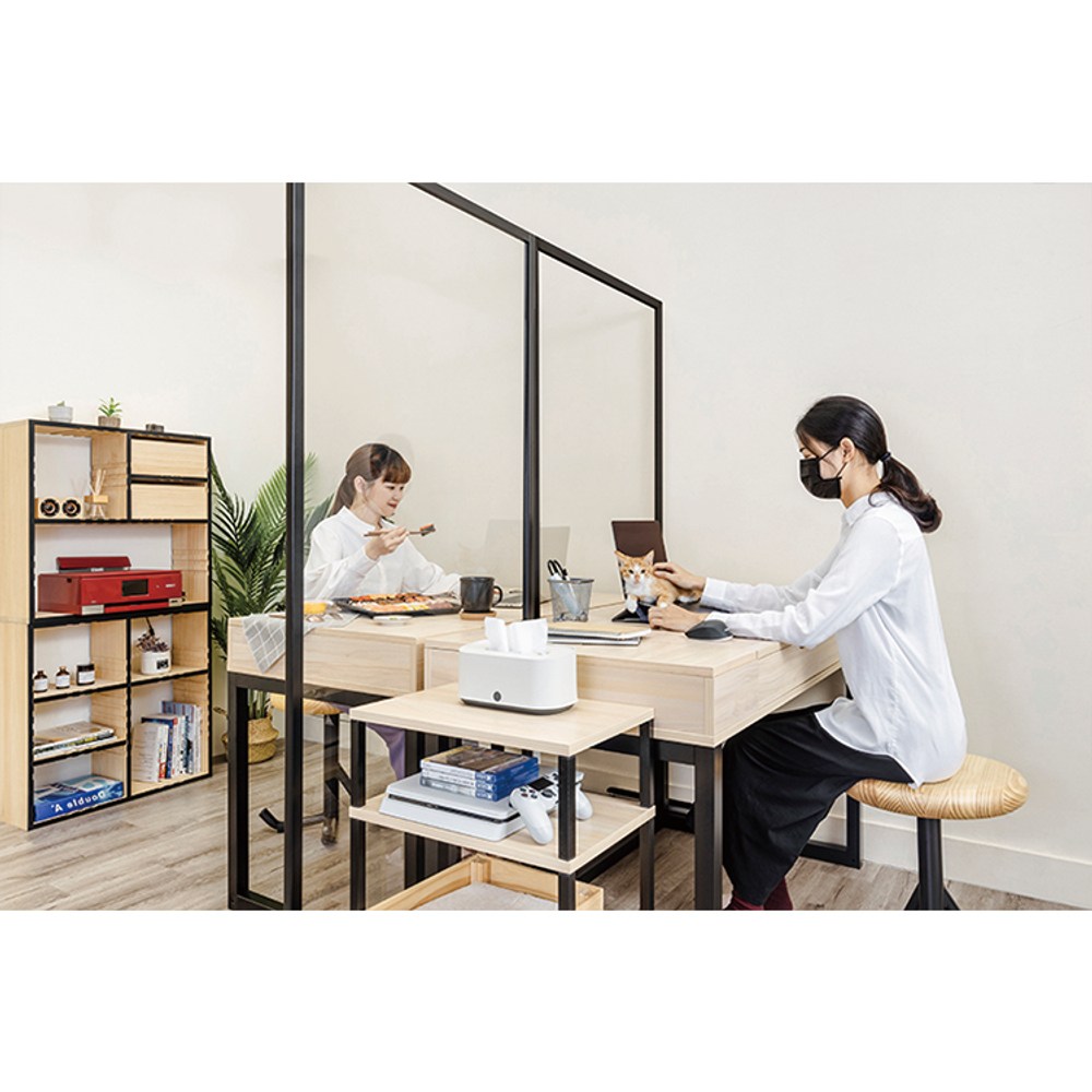Patya 打鐵仔】防疫好朋友(活動式屏風)(透明壓克力+黑框)|家具 Patya 打鐵仔】防疫好朋友(活動式屏風)(透明壓克力+黑框)|家具
