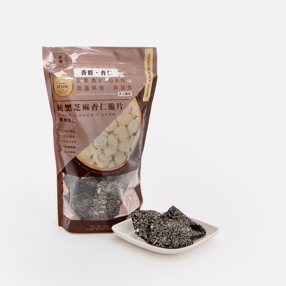 專用 純黑芝麻杏仁脆片 亦擇純黑芝麻杏仁脆片250g｜美食飲品｜HOLA 和樂家居