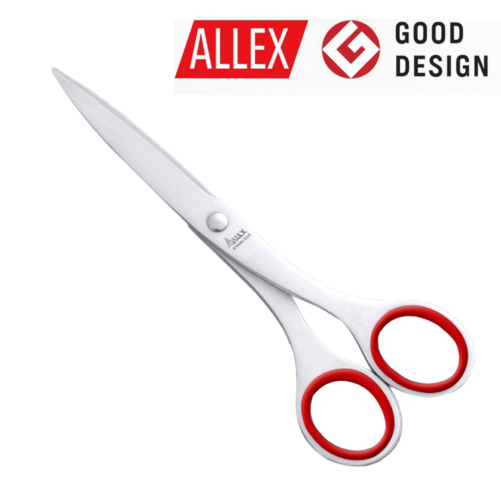 ALLEX林刃物】事務用短刃剪刀165mm-紅｜五金工具｜特力屋．特力屋線上購物