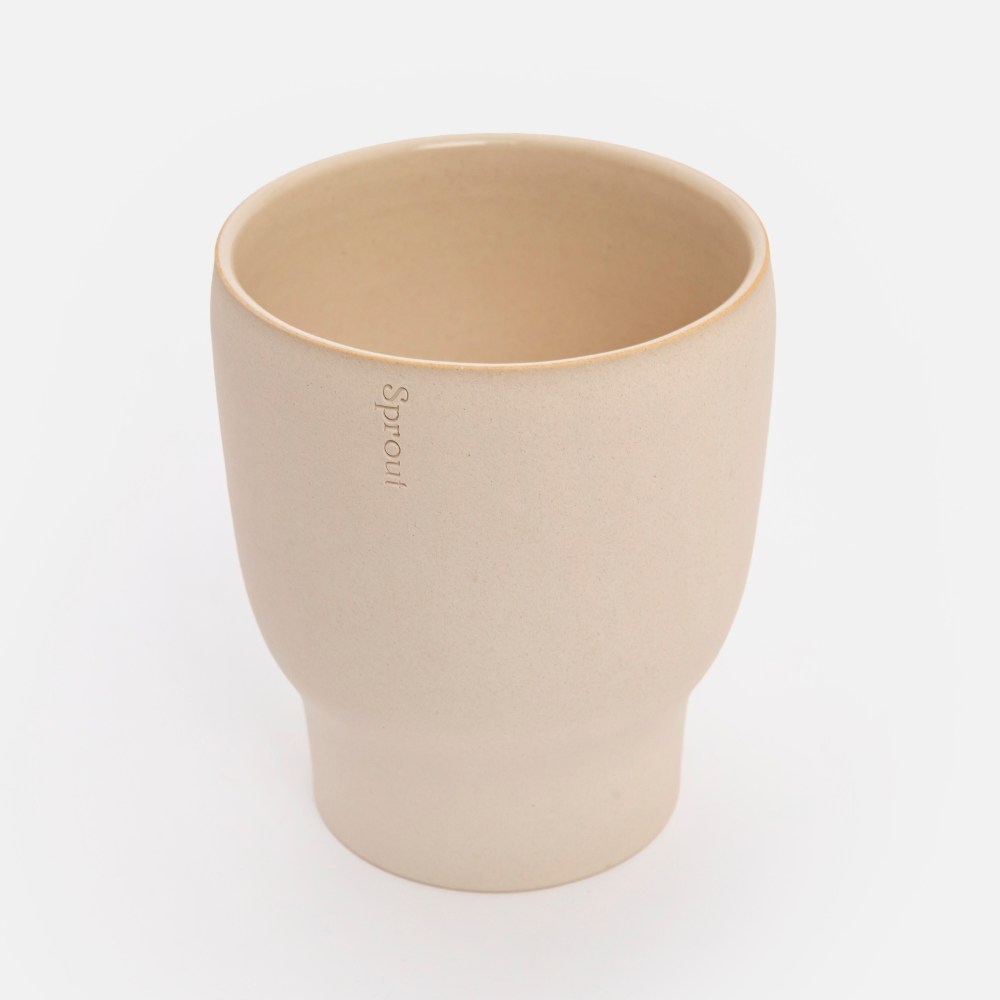 Sprout Mortar陶瓷盆器10.5cm 奶白｜家飾花藝｜HOLA 和樂家居
